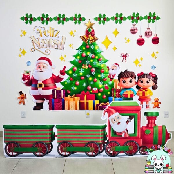 Painel - Trem Natalino