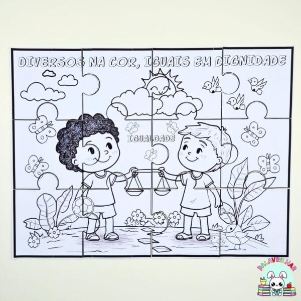 Quebra-Cabeça - Consciência Negra - Igualdade