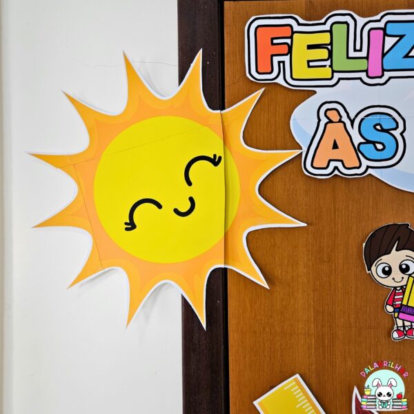 Painel de Porta - Volta às Aulas Arco-íris - Image 3