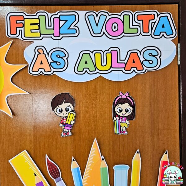Painel de Porta - Volta às Aulas Arco-íris - Image 4