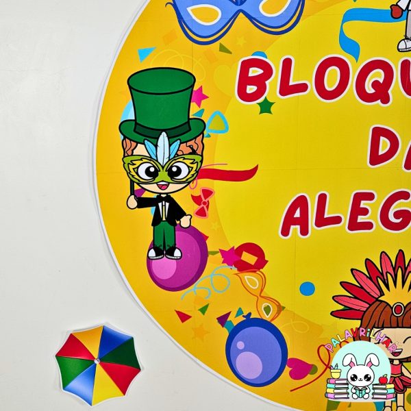 Painel Redondo – Carnaval - Imagem 3