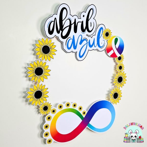 Moldura para Fotos - Abril Azul - Imagem 2