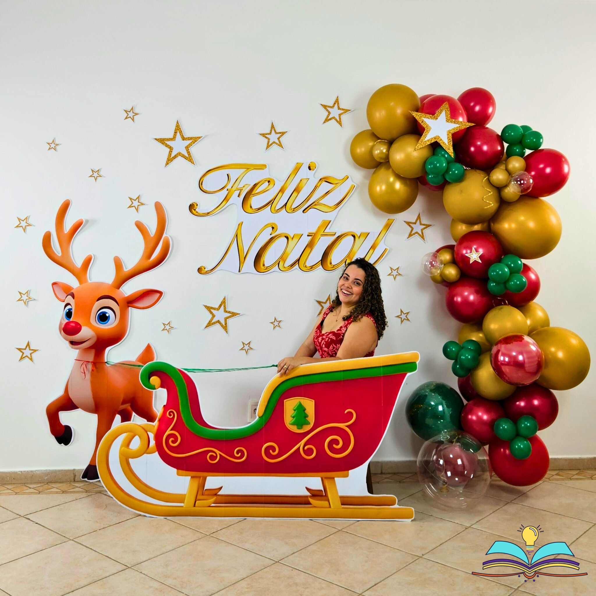 Painel - Trenó de Natal