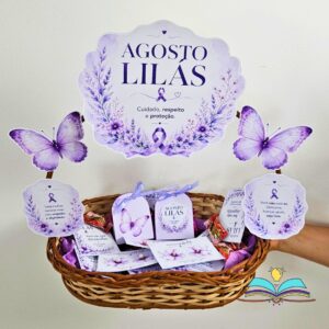 Cesta - Agosto Lilás