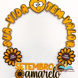 Moldura Bambolê Setembro Amarelo